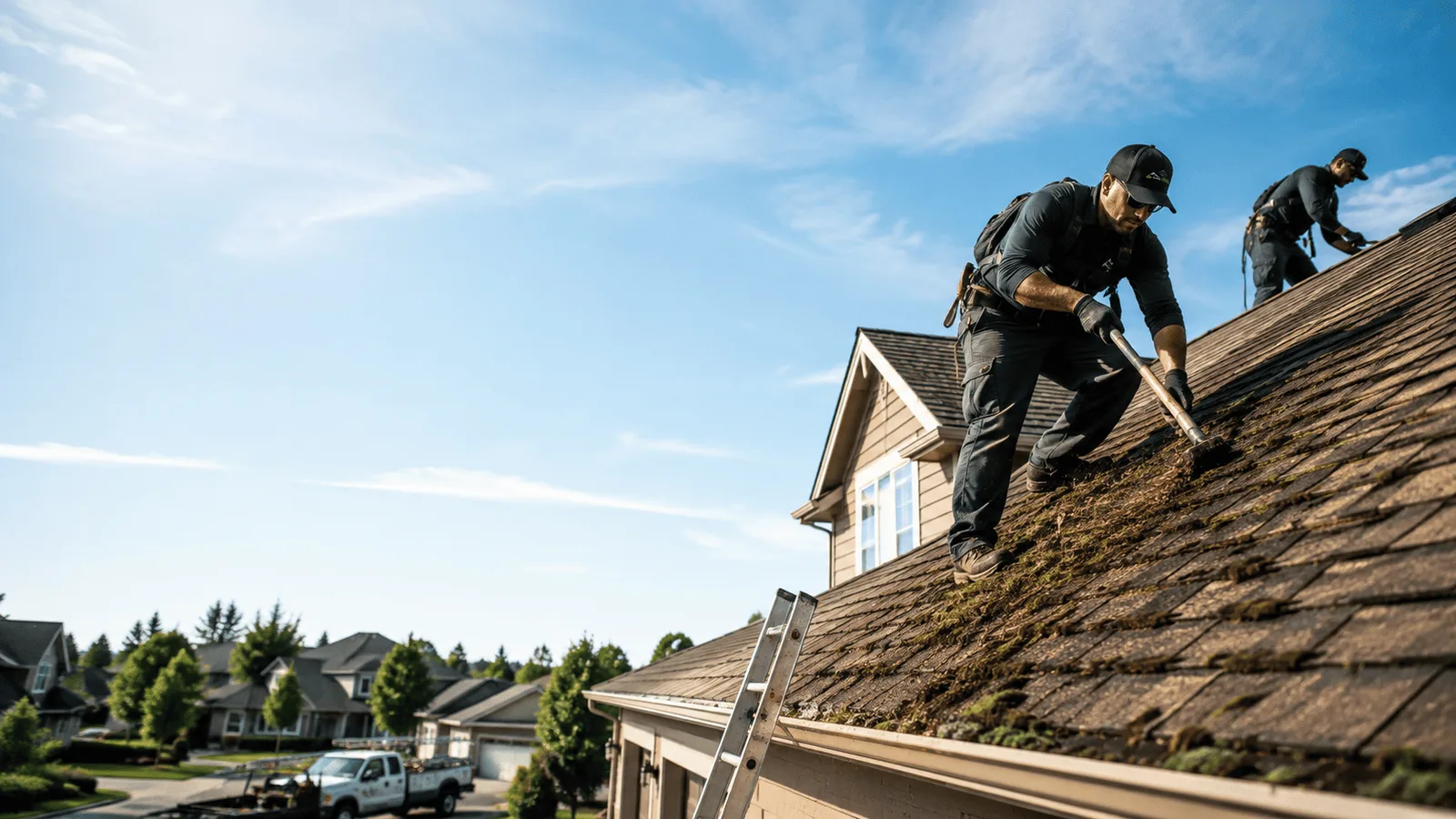 Roof Moss Removal in Oblong, IL near me
